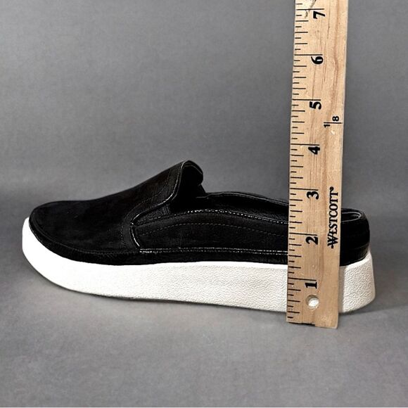 Vionic Effortless Nubuck Patent Trim Mules Slip On Slides Sneakers Black - Picture 13 of 16